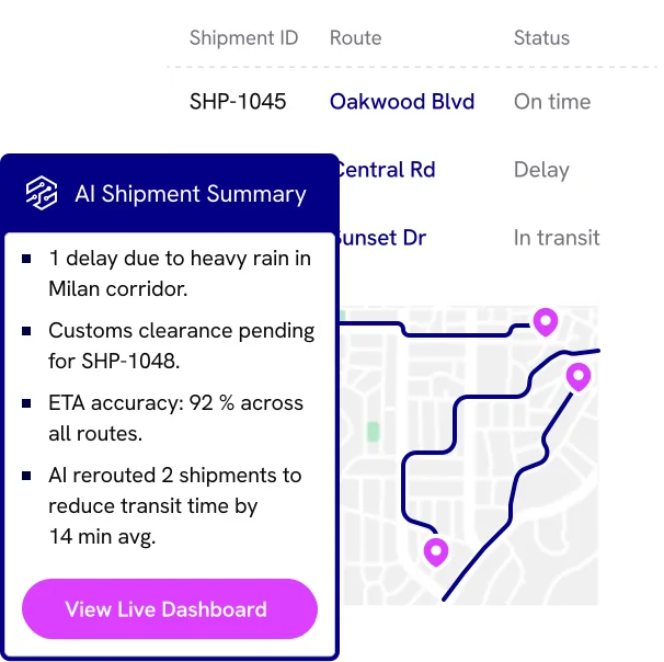 Shipment Visibility Dashboard